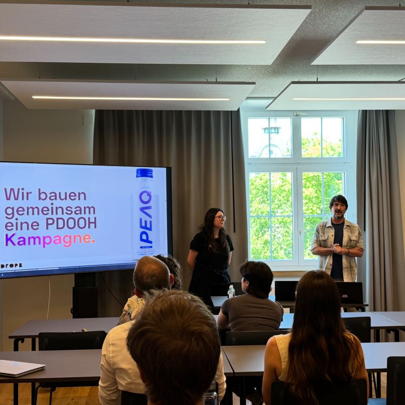 Monika Graf und Sam Lutz von Drop8 in der Masterclass From Brief to Live am Swiss Programmatic Advertising Day 2026